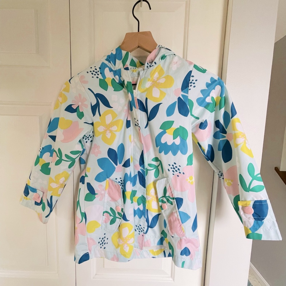 Carter’s Flowered Raincoat Girls size 7